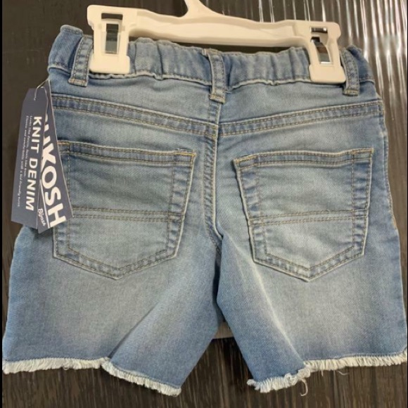 Toddler girls Jean Shorts-Blue - Picture 2 of 2